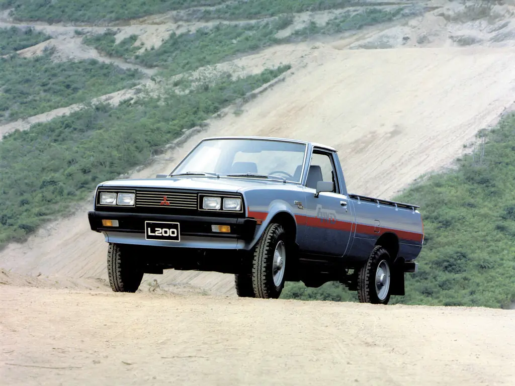 Mitsubishi L200 (L021P, L026, LO25) 1 поколение, рестайлинг, пикап (01.1981 - 09.1986)